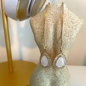 Express Opal-like Drop Earrings